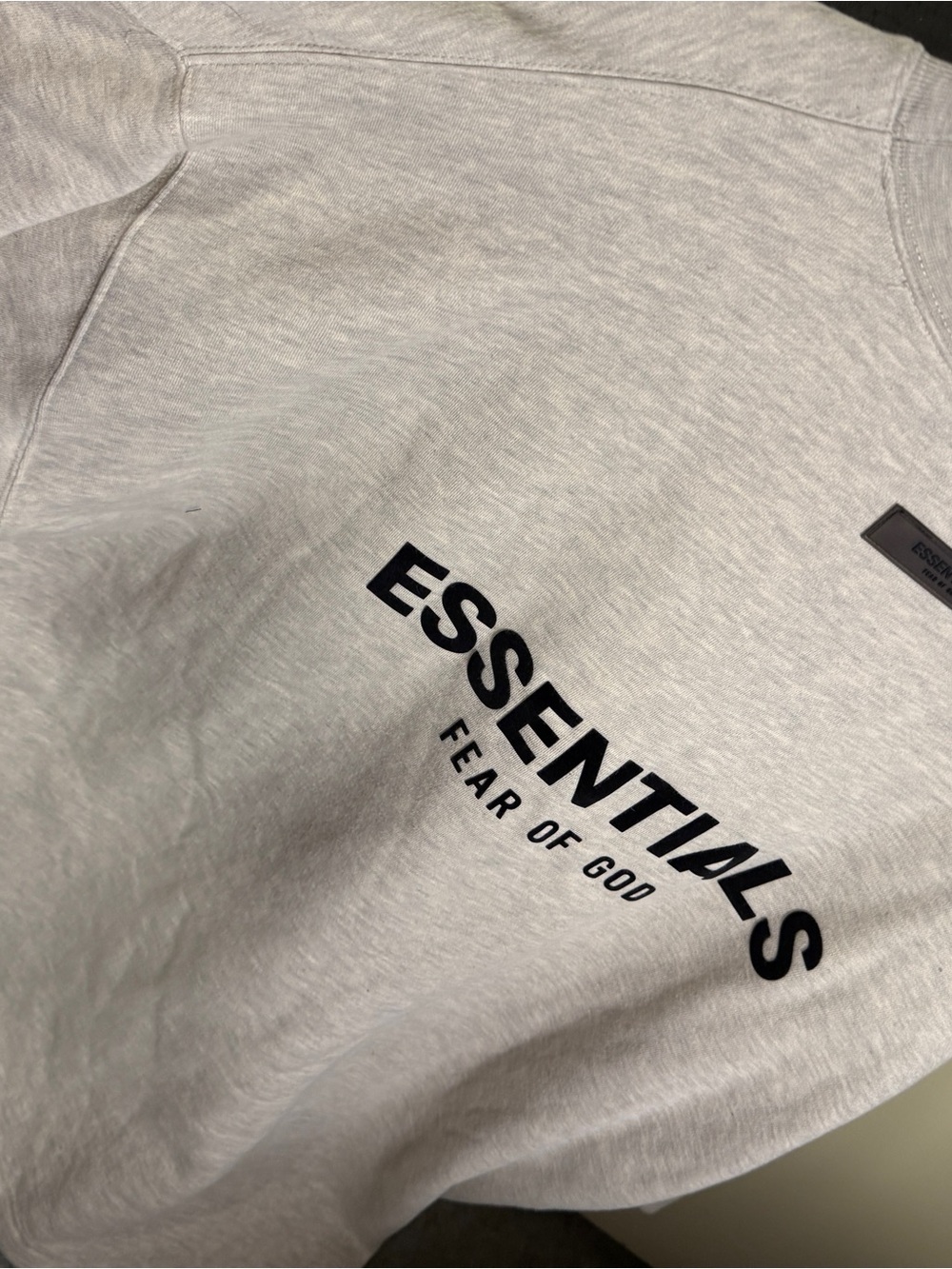 Essentials Cream Crewneck Sweatshirt